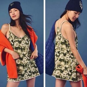 NWT Free People Floral Hot Shot Mini Dress